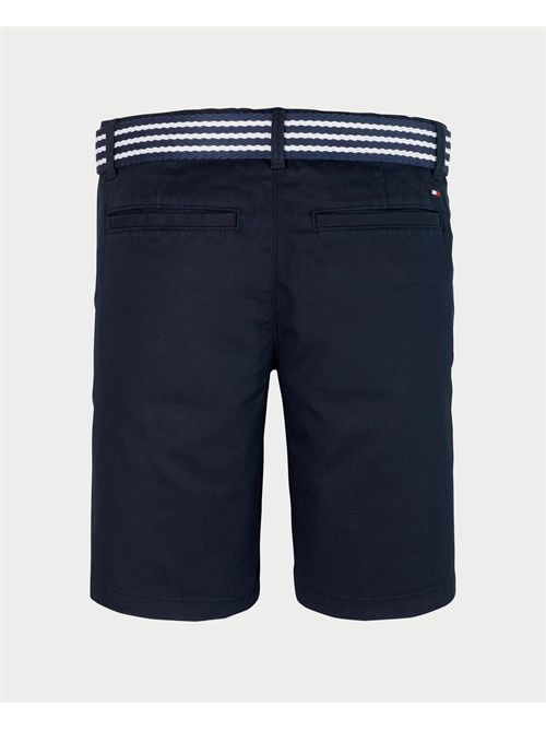 Bermuda bambino Tommy Hilfiger con cintura TOMMY HILFIGER | KB0KB09474C1G